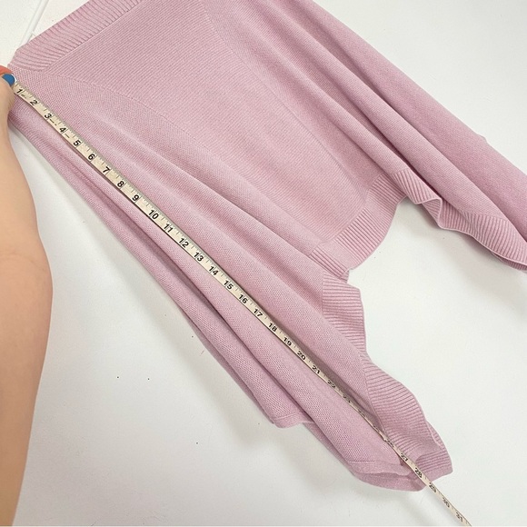 Lululemon Forward Flow Poncho Cape Shawl Sweater Women One Size Light Pink Blush - Picture 10 of 13